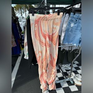 Jaded London Orange Swirl Pants